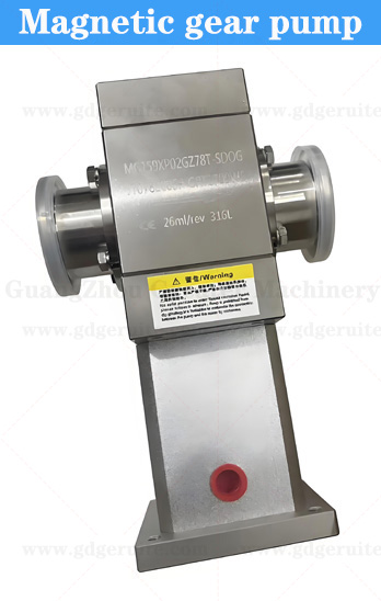 Servo magnetic gear pump