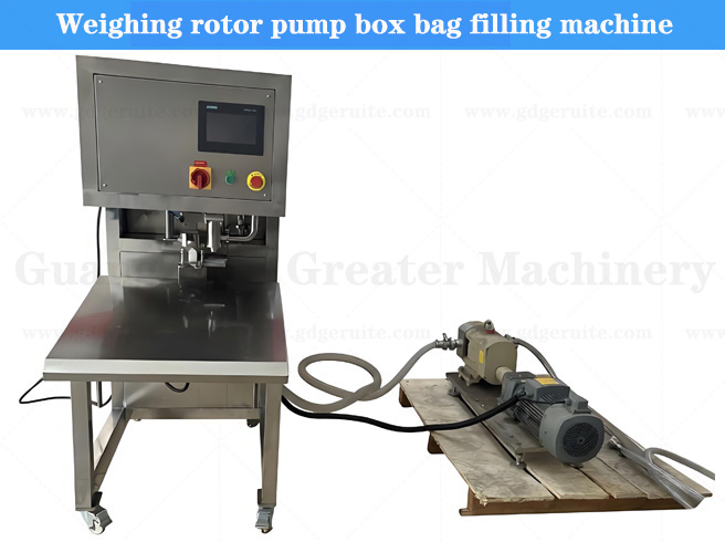 Single head weighing rotor pump box inner bag (external)